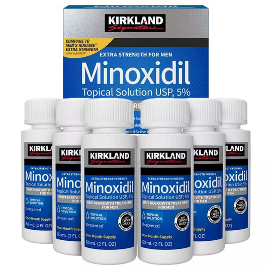 Kirkland 5% Minoxidil - 6-Month Supply for Proven Hair Regrowth